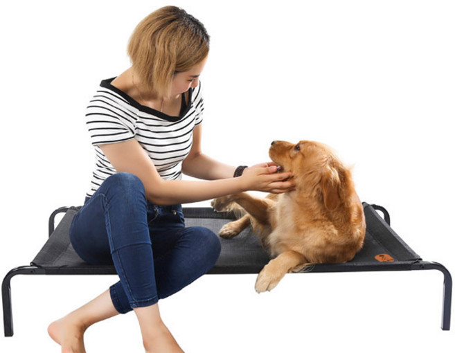 HAKKI 애견침대 강아지침대 고양이침대 소형견~대형견 매쉬해먹 쿨매트 방석 강아지해먹, 1개