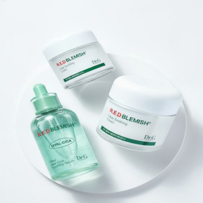 150206 DR.G 레드 블레미쉬 클리어 히알 시카수딩 세럼 50mL+수딩크림 50mL듀오 기획, FREE