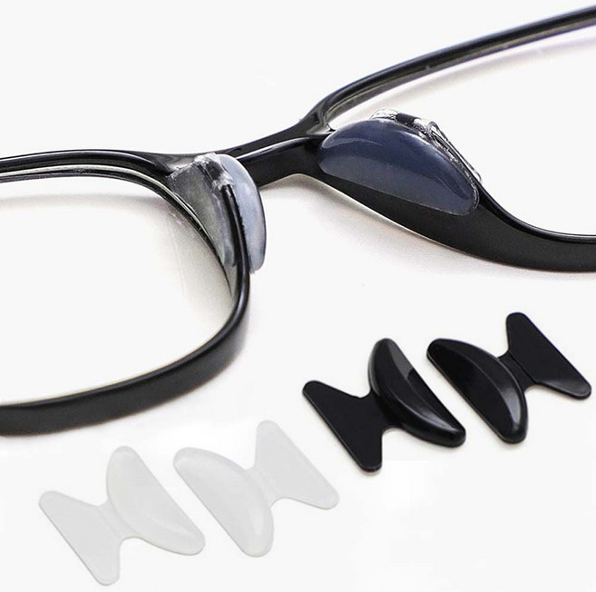 실리콘 안경 코 눌림 받침 뿔테 자국 받침대 선글라스 미끄럼 방지 고글 흘러내림 패드 통증 고무 스티커 bab+0953Kf
