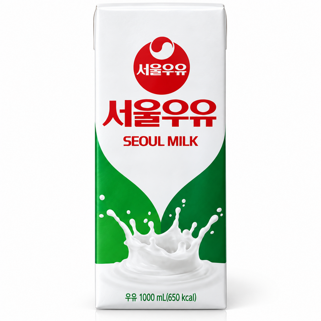 서울우유 멸균 흰우유, 1L, 5개