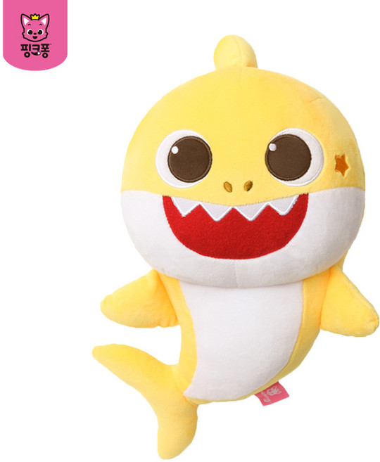 핑크퐁 아기상어 애착인형, 옐로우, 1개