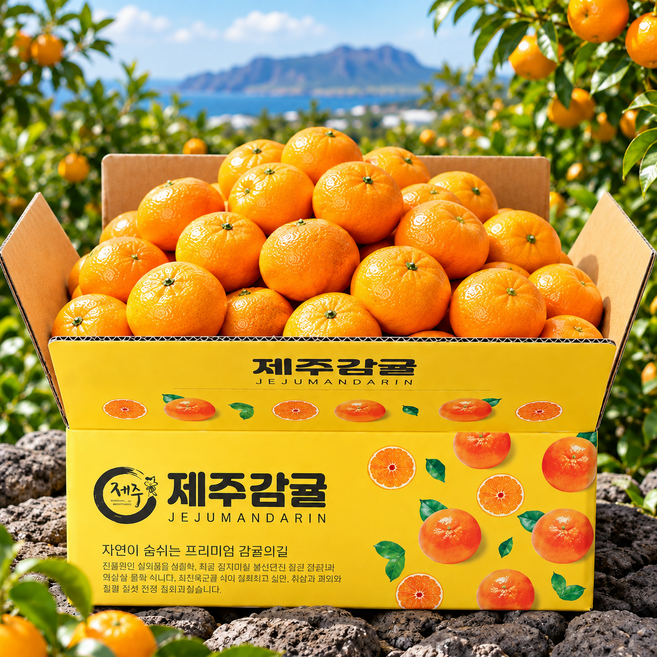 [하루100박스만] 고당도선별 유명농가 제주 감귤, 1박스, 10kg(로얄과)