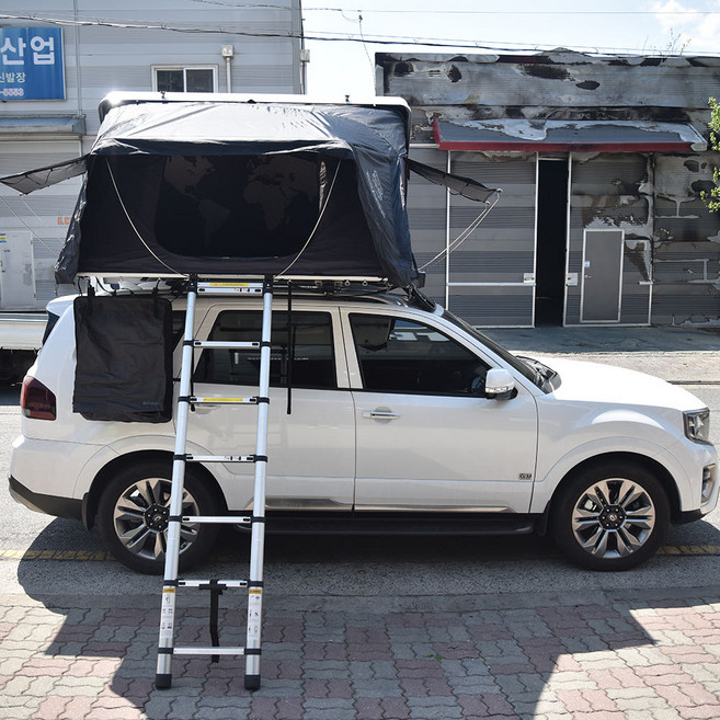 루프탑텐트 아이캠퍼 스카이캠프 3.0 4인용 대전 청주 공주, 블랙