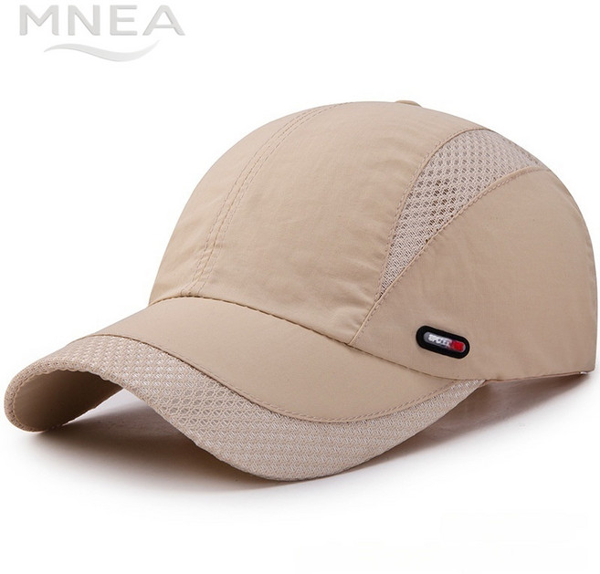 MNEA 메쉬 야구모자 남성 여름 쿨링 흡습속건