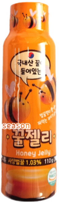 꿀젤리 오리지널맛 110g 1개 cu 편의점 짜먹는 asmr 유튜브 아이들간식