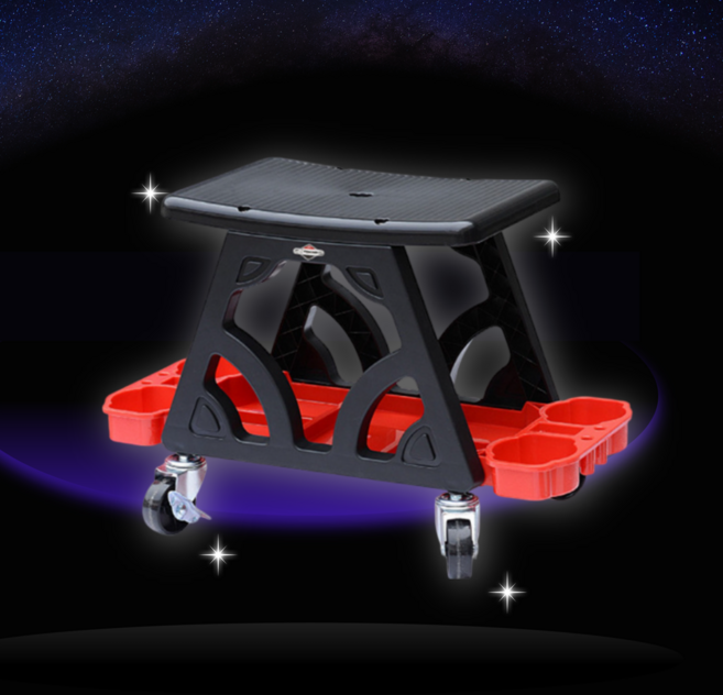 세차 의자 바퀴 스툴 이동식 정비 버킷 작업용 차량 청소, 1개