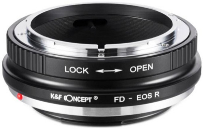 K&F Concept FD-EOS R _ Canon MF Lens - Canon EOS R Body 변환어뎁터, 1개
