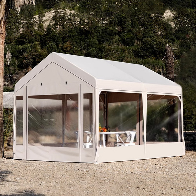 케이가든 쉘터천막 몽골텐트 몽골천막 천막 행사용천막 행사천막 장박텐트 바베큐텐트 바베큐천막 2mx2m~4mx8m, 2mx2m 기본형