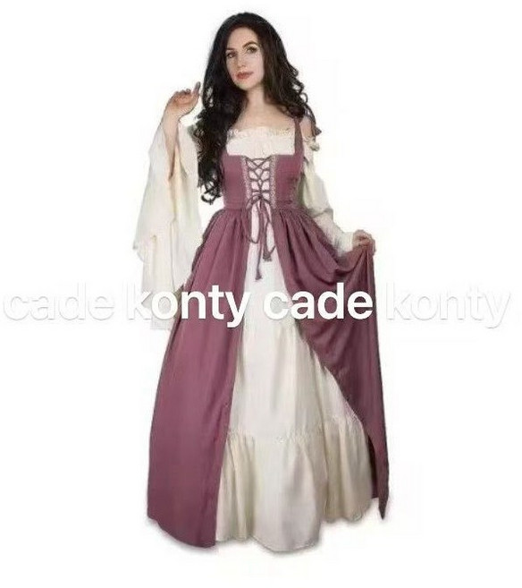 cade konty중세시대드레스 개화기의상 이브닝 원피스 옷 무대복 귀족cade konty
