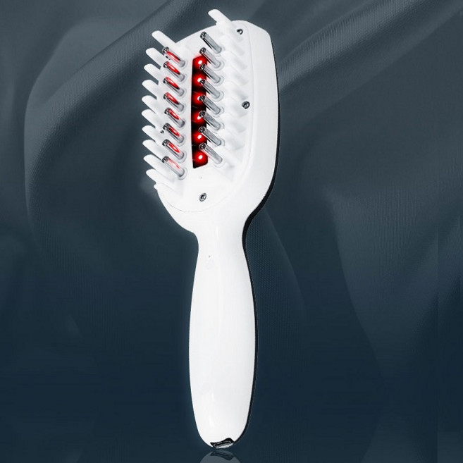 모두온 두피마사지기 저준위 레이저 모발 관리기 진동빗 레이저빗 음파진동, 두피관리기 블루