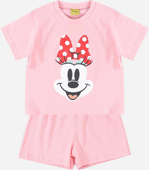디즈니 여름 아동 미키&미니 얼굴 반팔 상하복 상하세트