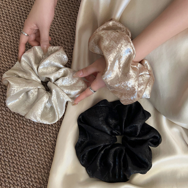 프렌치 벨벳 3P 헤어끈 여성 포니테일 데일리 머리삔 FS162