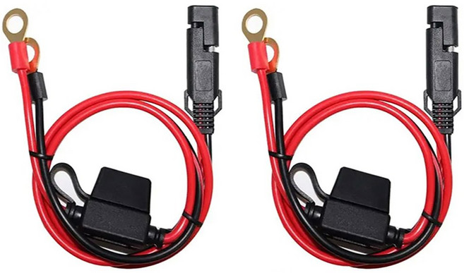 12 24V 16AWG SAE 오토바이 패널 액세서리 터미널 6M 릴리스 케이블 박스 퓨즈 솔라, 2Set