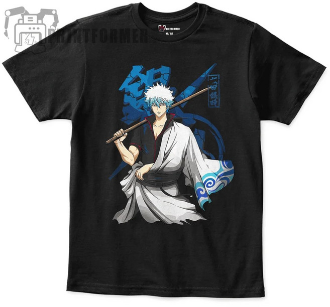 은혼 긴토키 반팔 면티셔츠 프린팅티셔츠 애니 캐주얼