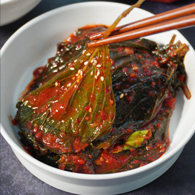 양념깻잎장아찌 국산 순창 맛있는 깻잎절임 이조, 1개, 500g