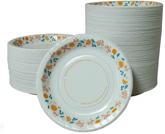 종이접시 중형(20cm), 1개, 120개입