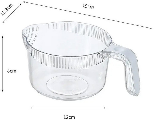 가정용 쌀통 분할 로터리 방충 방습 도장 두꺼운 쌀 보관함 곡물 및 잡곡 분류, 1개