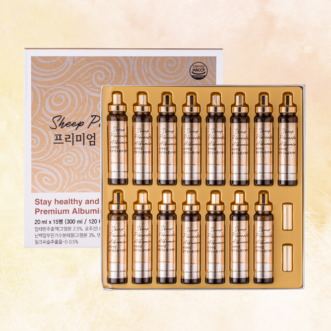 네이처스패밀리 프리미엄 알부민 & 플라센타 20ml 15병 [호주 직수입], 1개