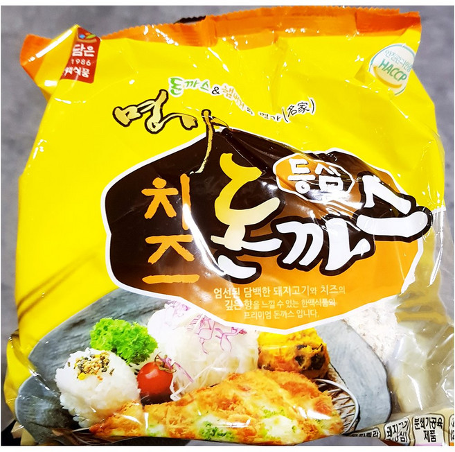 한맥 치즈등심돈까스 1kg [ 200gx5개 ] X8개 치즈돈까스 등심돈까스, 8개