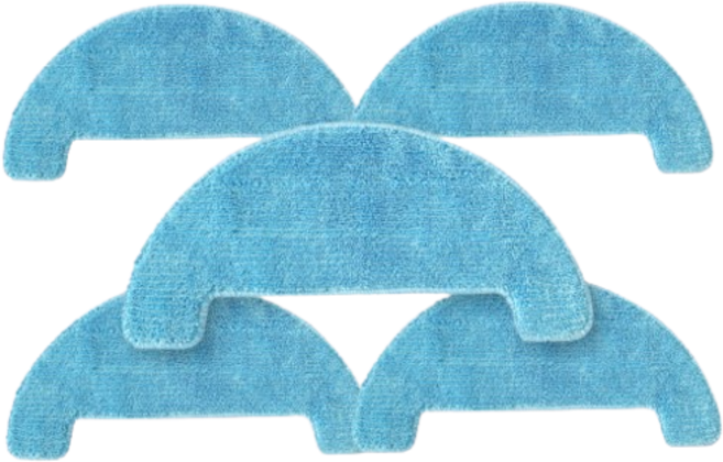 [호환] 고산상회 단후이 로봇청소기 X420 S100 1세대 NR15 Z세대 NR-15W 소모품 사이드브러쉬 필터 물걸레 청소포 메인브러쉬 교체품 모음, 1세트, 물걸레 청소포 5매