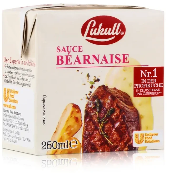 루쿨 소스 베아르네즈 크리미 스파이시 허브 맛, 4개, 250ml