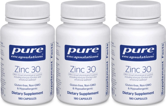 퓨어인캡슐레이션 아연 30mg, 3개, 180정 - 쿠팡