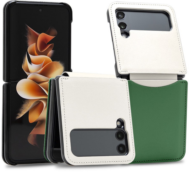 폰누리 피오리나 가죽 힌지보호 휴대폰 케이스