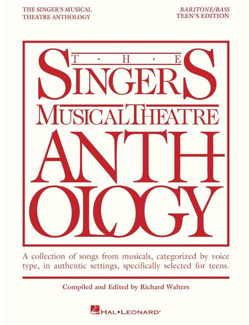 싱어즈 뮤지컬 시어터 앤솔로지 틴즈 에디션 바리톤 베이스 브로드웨이 송북 악보집