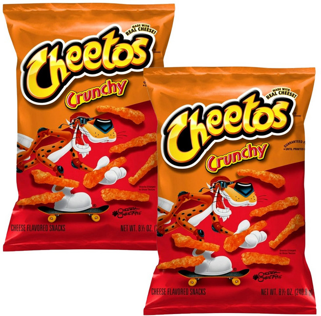 치토스 오리지널 크런치 치즈맛 Cheetos Crunchy Cheese Snacks, 240.9g, 2개