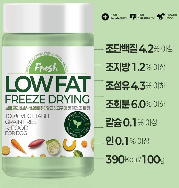 슈퍼마이펫 강아지 동결건조 야채간식 고구마 단호박 브로콜리 양배추 당근 50g, 1개, 로우펫