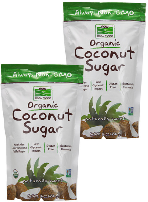 나우푸드 코코넛 슈가, 454g, 2개