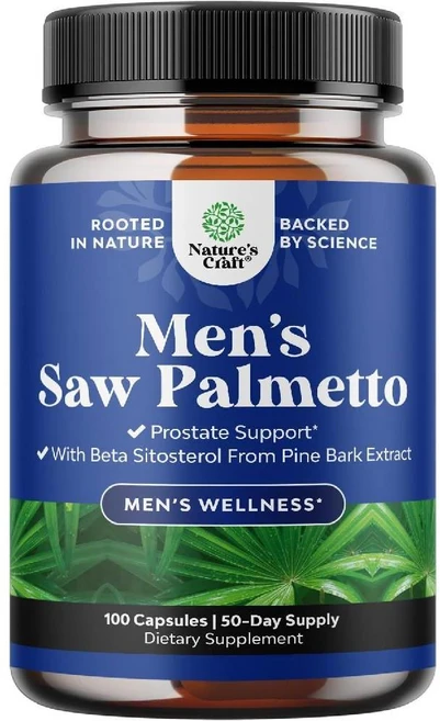 Natures Craft 베타 시토스테롤 함유 남성용 쏘팔메토, 1개, 100정 - 쿠팡