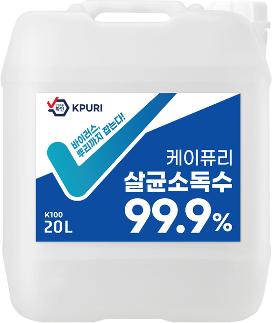 케이퓨리 베이직 뿌리는 살균소독제, 1개, 20L