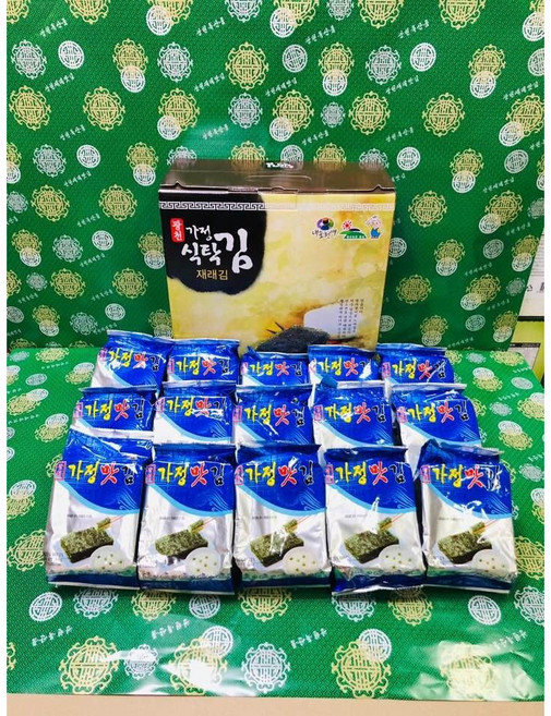 광천 가정맛김 식탁김(15봉), 1박스