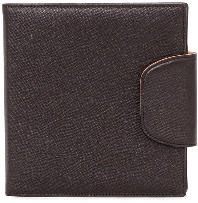 MATT 32절 사피아노 소가죽 6공 다이어리(다크브라운)D71136 만년다이어리, 다크브라운