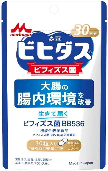 모리나가 유산균영양제 비피도박테리움 비피더스유산균, 30정, 1개 - 쿠팡