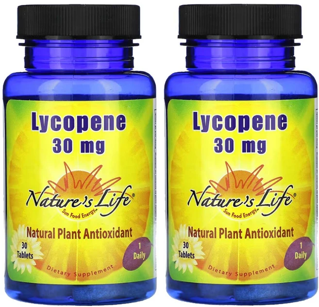 네이쳐스라이프 라이코펜 리코펜 30mg 30정2통 토마토추출물 카로티 노이드, 30정, 2개 - 쿠팡