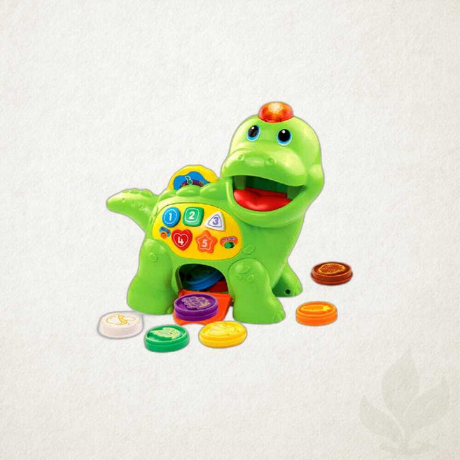 브이텍 다이노 먹이주기 학습놀이 먹이주기장난감 공룡피규어