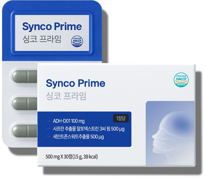 싱코 프라임 500mg, 1개, 30정