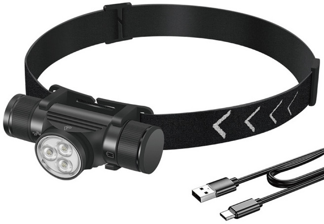 HL-K5 충전식 헤드랜턴 삼성 351B LED 안전모 해루질 등산 캠핑 머리 랜턴 18650 헤드렌턴, 본체단품(배터리 제공없음), 1개