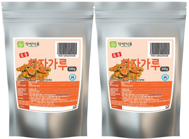 장명식품 토종 국내산 치자가루, 2개, 300g