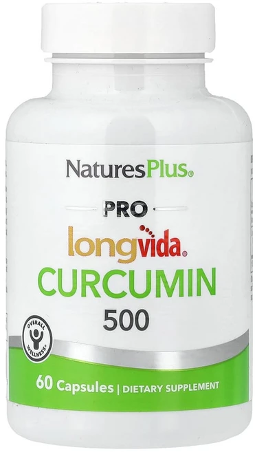 네이처스플러스 프로 롱비다 커큐민 500mg 60캡슐, 1개, 60정 - 쿠팡