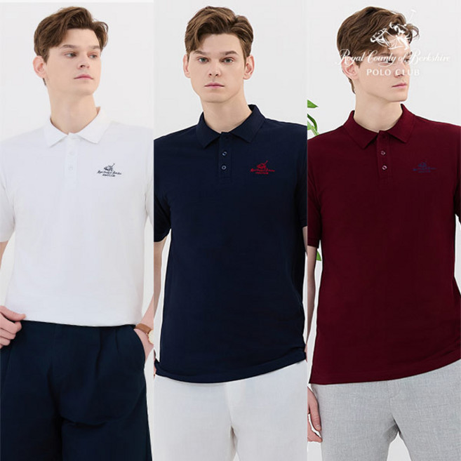 RCB폴로클럽 남성 썸머 면 PK 반팔 티셔츠_R4ST201_M