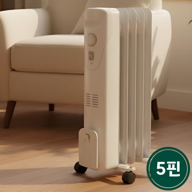 동파방지 전기 오일 라디에이터 욕실히터 자동온도조절 화장실 사무실 5핀 7핀 9핀 11핀 15핀