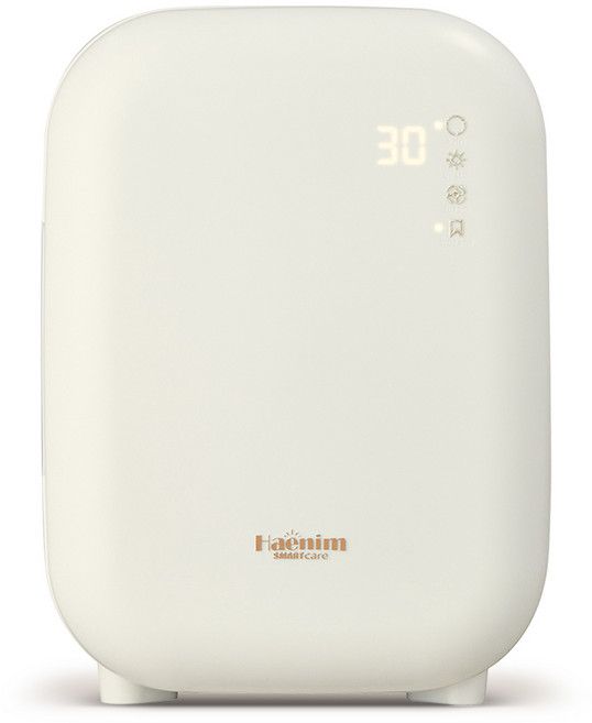 해님 미니 UV-C LED 자외선 젖병소독기, 크림화이트