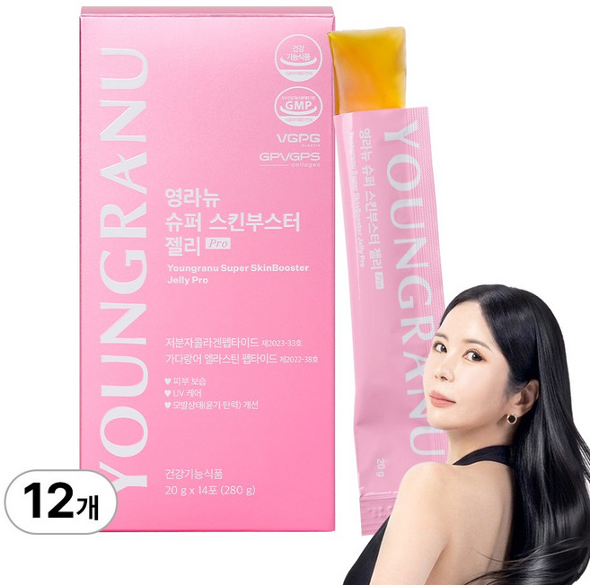 영라뉴 장영란 콜라겐 엘라스틴 슈퍼 스킨부스터 젤리 PRO, 12박스, 14회분