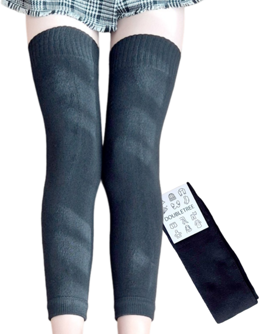 더블트리 심플 무지 롱 레그워머