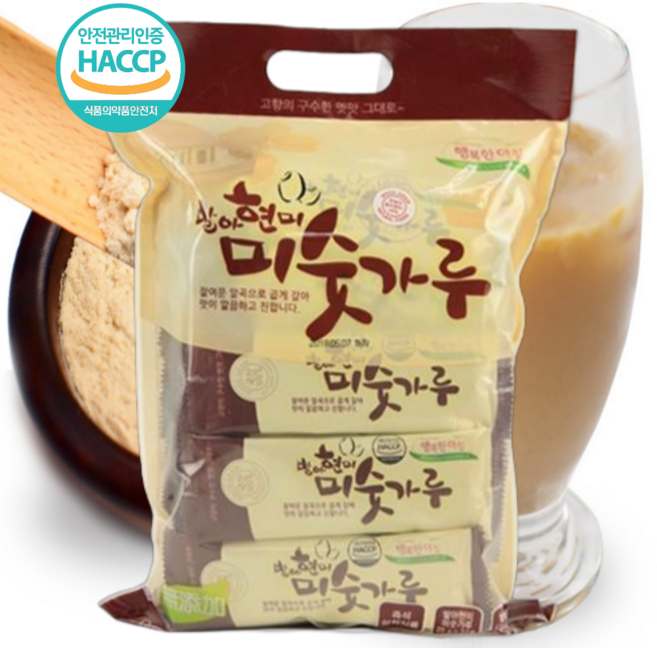 마일리바 국내산 100% 무설탕 발아현미 보리 흑미 서리태 검정콩 백태 수수 오곡 미숫가루 30스틱 미수 미싯 파우더, 750g, 1개