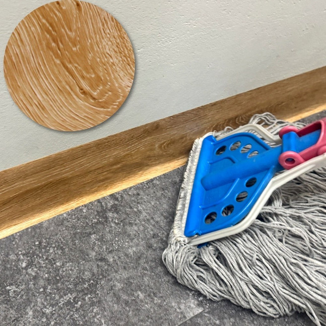 셀프 인테리어 걸레받이 시트지 오크 10cm x 10m 몰딩 테이프