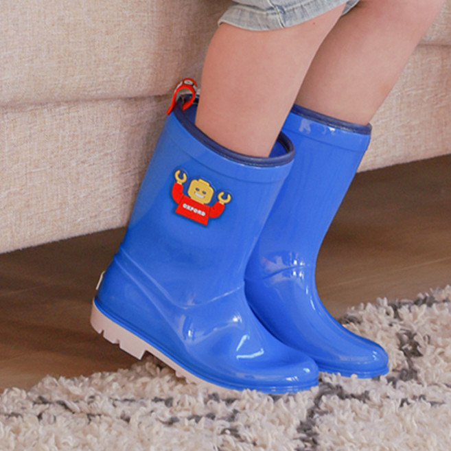 옥스포드 PVC 장화 레인부츠 남아 유아 아동 어린이 키즈 초등 학생 캐릭터 여름 장마철 부츠